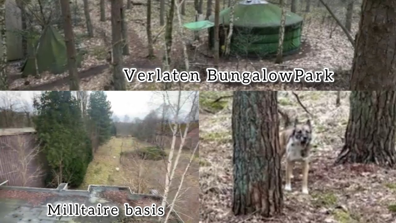 WIJ BEZOCHTEN EEN VERLATEN BUNGALOWPARK IN TESSENDERLO EN EEN MILITAIRE BASIS IN BELGIE