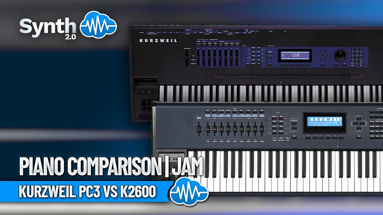 KURZWEIL PC3 Vs K2600 | Piano Comparison | JAM