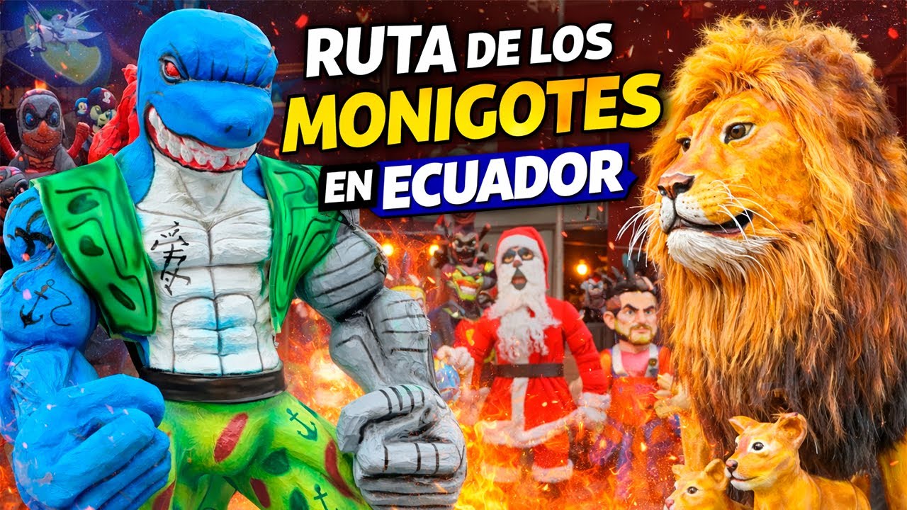 🎆🔥 Ruta de los Monigotes 2025 – Tradición de Fin de Año en Ecuador