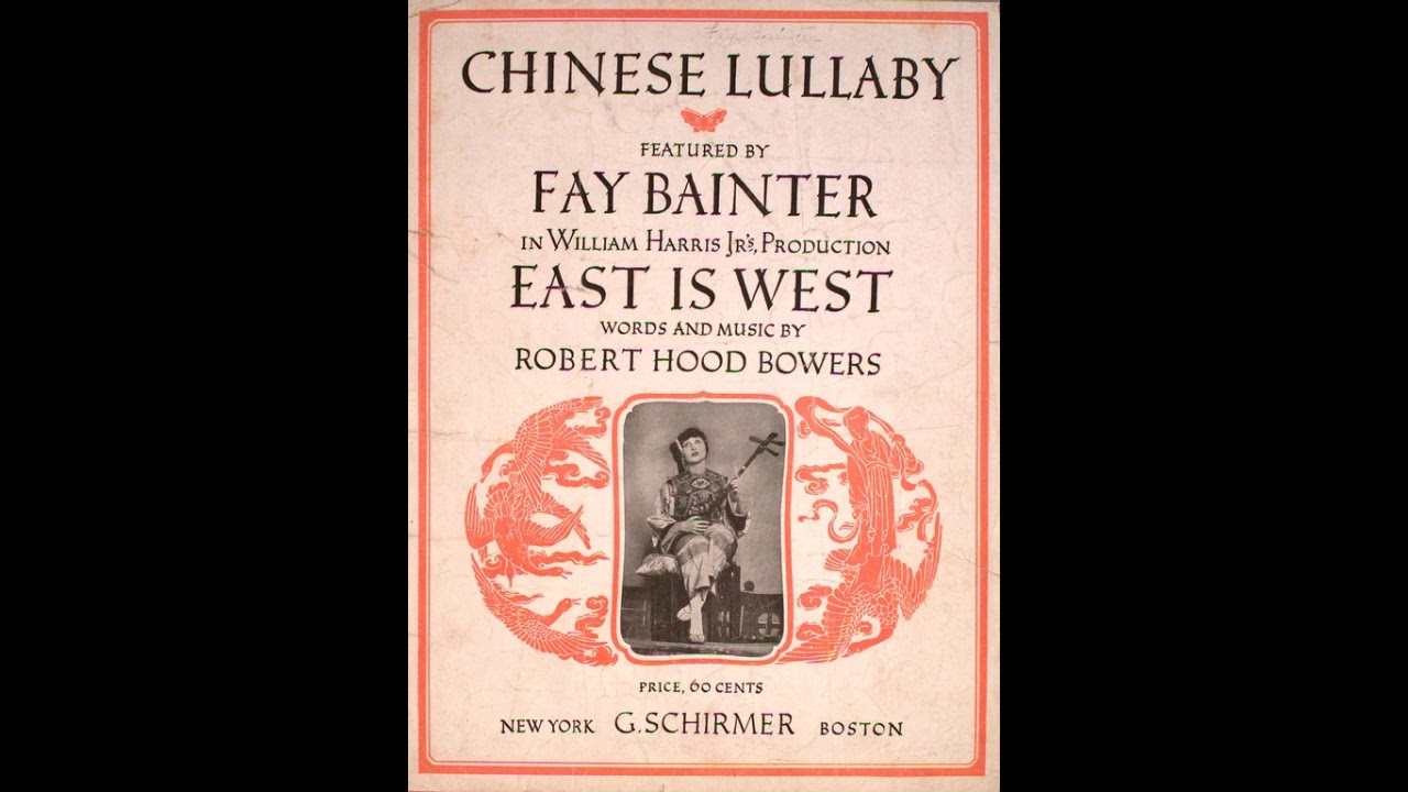 CHINESE LULLABY - Fred Elizalde And His Music