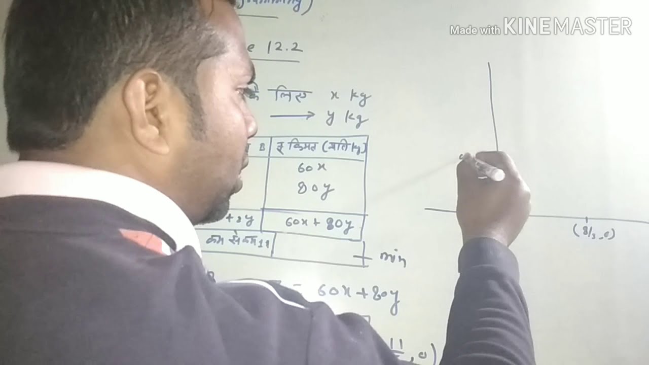 रैखिक प्रोग्रामन(LPP): Exercise 12.2