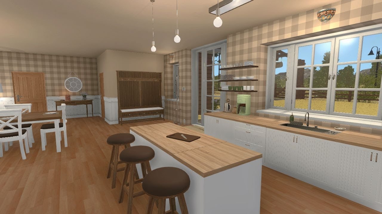 House Flipper Hundred Cones - Cottagecore Three Bedroom Home with Guest House