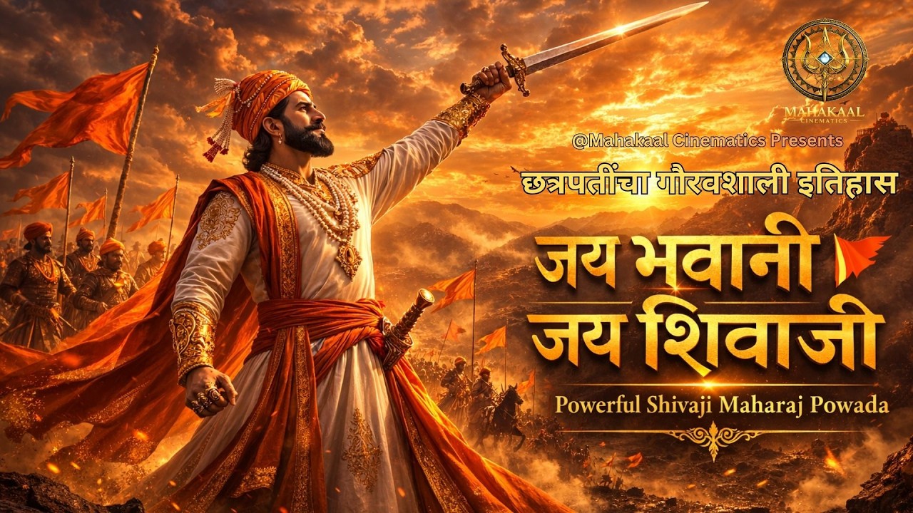 Shri Chhatrapati –श्रीमंत छत्रपती शिवाजी महाराज🚩I Shivaji Maharaj Powada I #powada #marathisongs