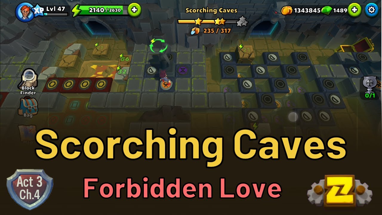 Scorching Caves - Forbidden Love Side Quest - Puzzle Adventure
