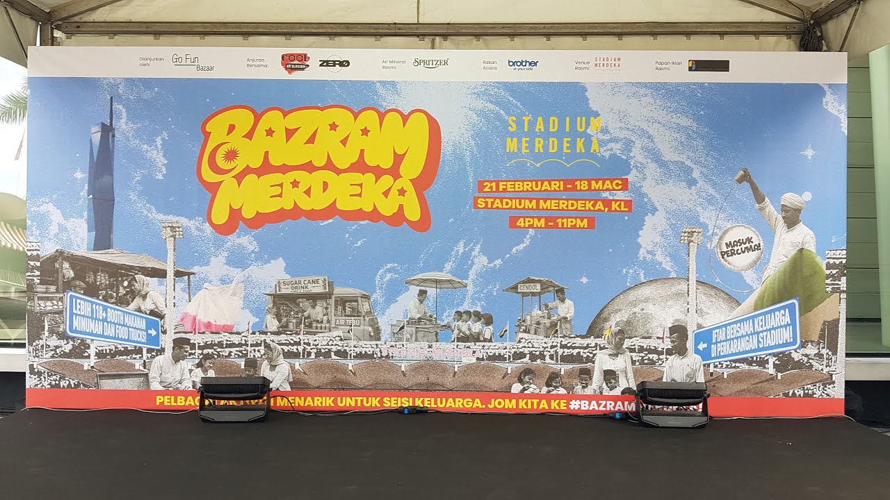 Mulai hari ini BazRam Merdeka di Merdeka 118 Boulevard dan Stadium Merdeka