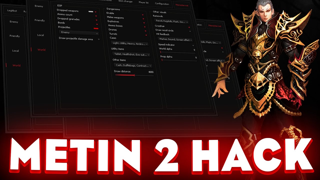 Metin2 Free Hack | Autofarm + ESP | Undetect | Metin2 New Cheat Menu