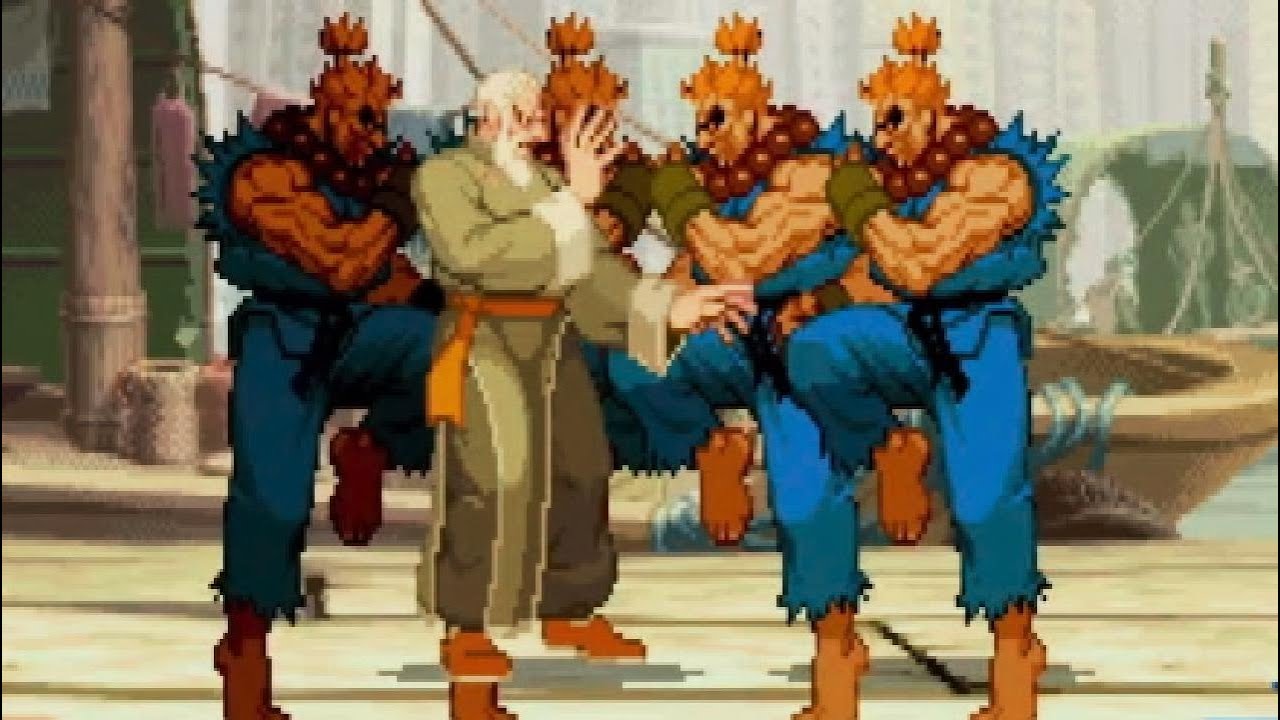 Akuma vs Gen (MAX DIFFICULTY) Street Fighter Alpha 3