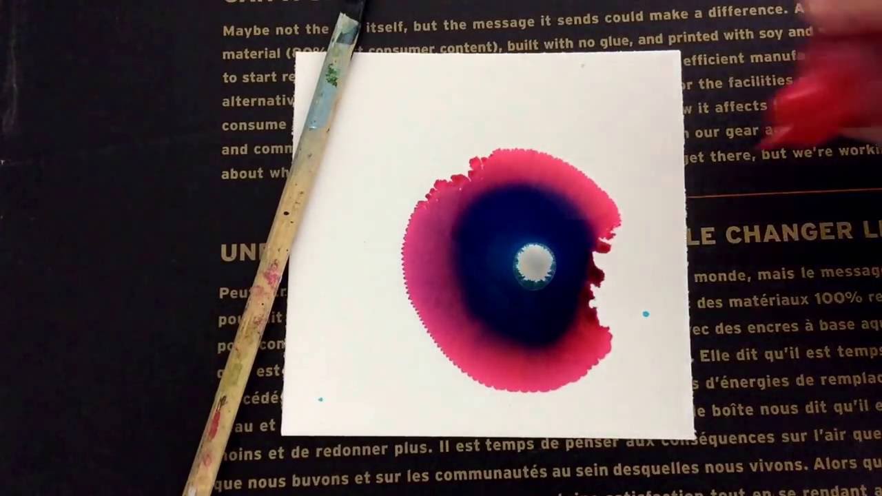 Ranger Alcohol Ink + Silver Mixative = Awesome! - Realtime video