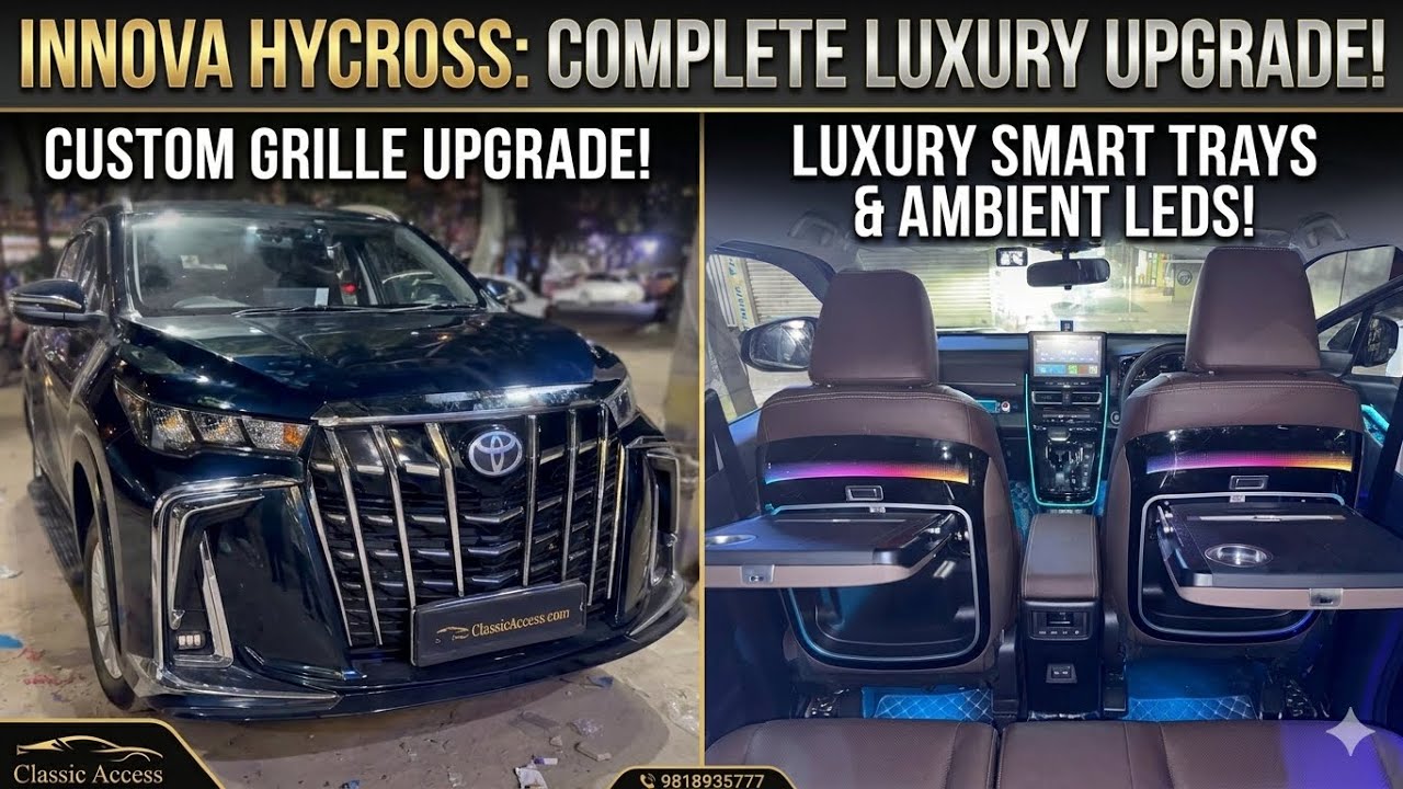 INNOVA HYCROSS COMPLETE LUXURY UPGRADE!CUSTOM GRILLE UPGRADE!LUXURY TRAYS AMBIENT ClassicAccess.com