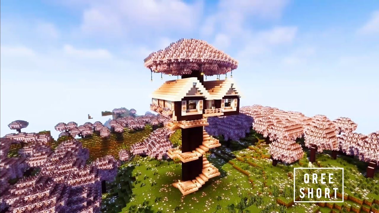 Build a Herobrine Hideout In a Tree 
