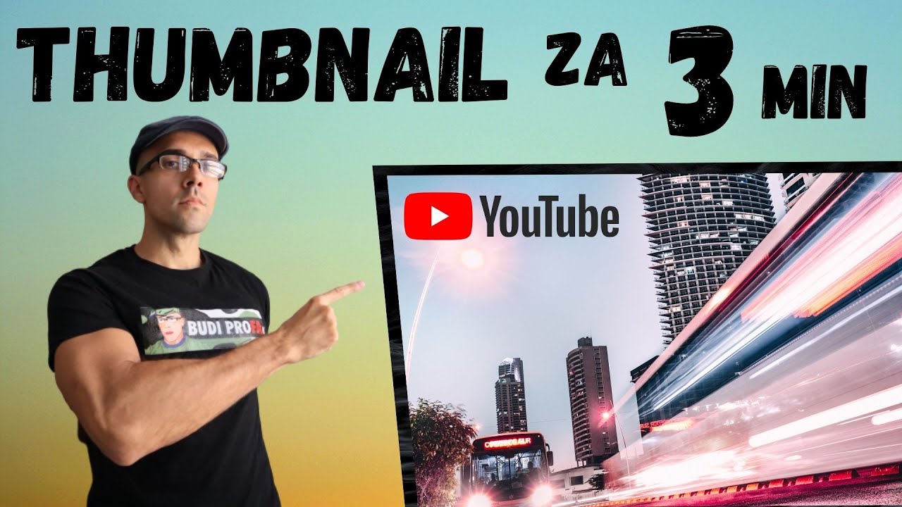Kako napraviti THUMBNAIL za YOUTUBE video // Kako PROFA pravi thumbnailove u CANVI // CANVA