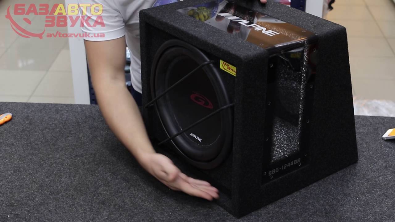 Сабвуфер корпусный Alpine SBG-1244BR