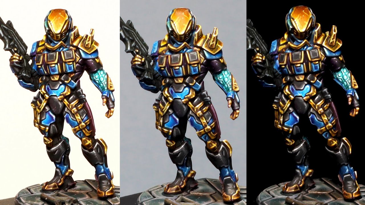 How to paint INFINITY! NMM & colorful Cyberpunk