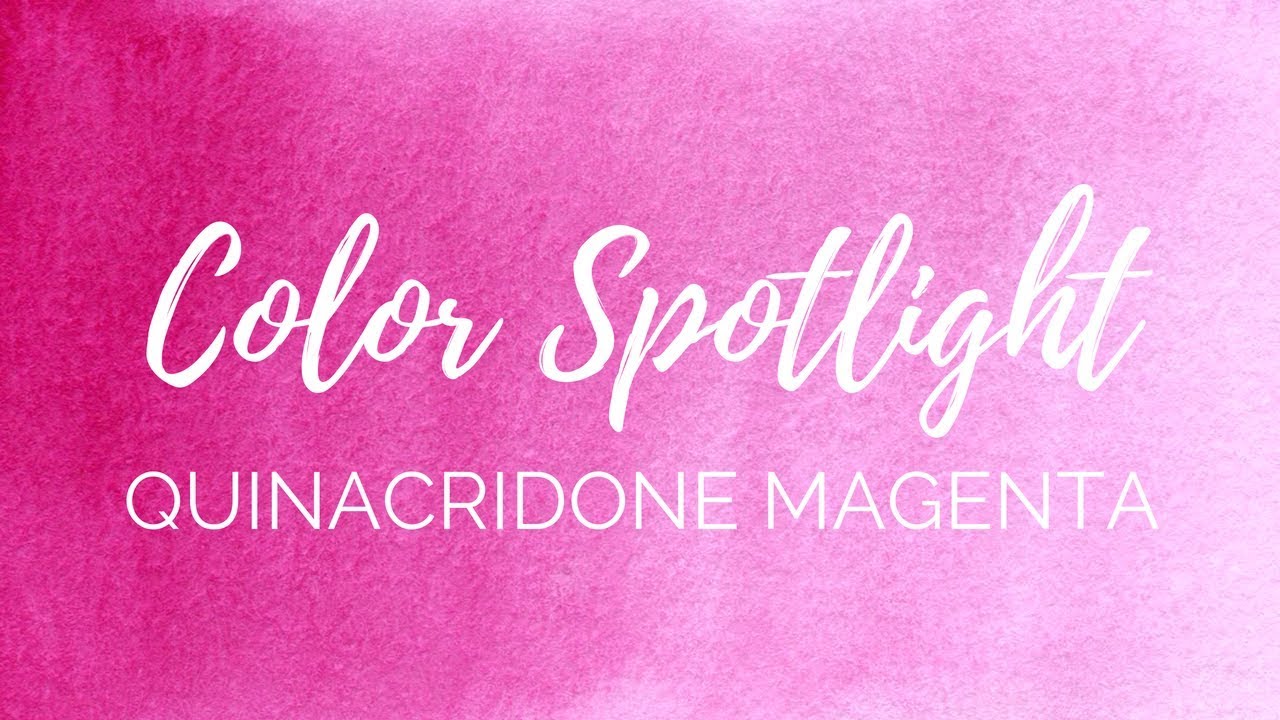 Color Spotlight Returns — Quinacridone Magenta (PR122 и PR202)