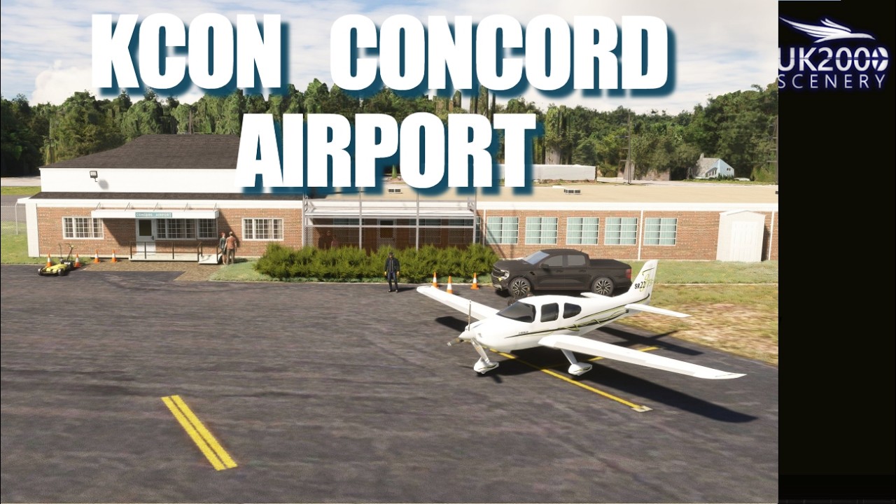 Concord Municipal Airport KCON for MSFS.