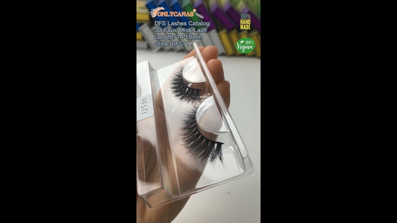 DFS 3D Vegan Lashes 14-16mm|High-quality Eyelash Factory Vendors Wholesale DFS11#shorts