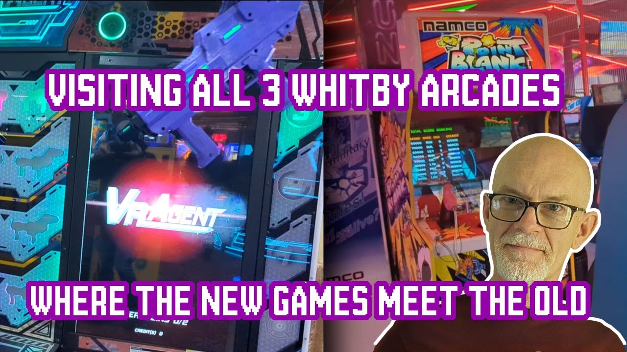 I visit the 3 remaining Arcades In Whitby (UK). A mixed bag of new VR games and old-school Arcade.