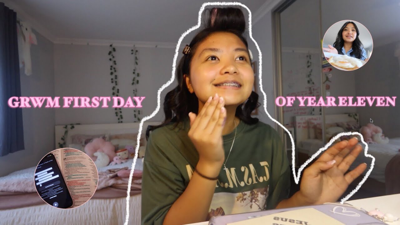 First Day of Year 11 In Australia GRWM 🏫📚💗 || 2025