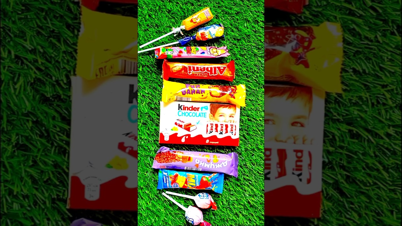 Relaxing ASMR Unboxing: Sweet Rainbow Candy, Chocolate, and Colorful Lollipops