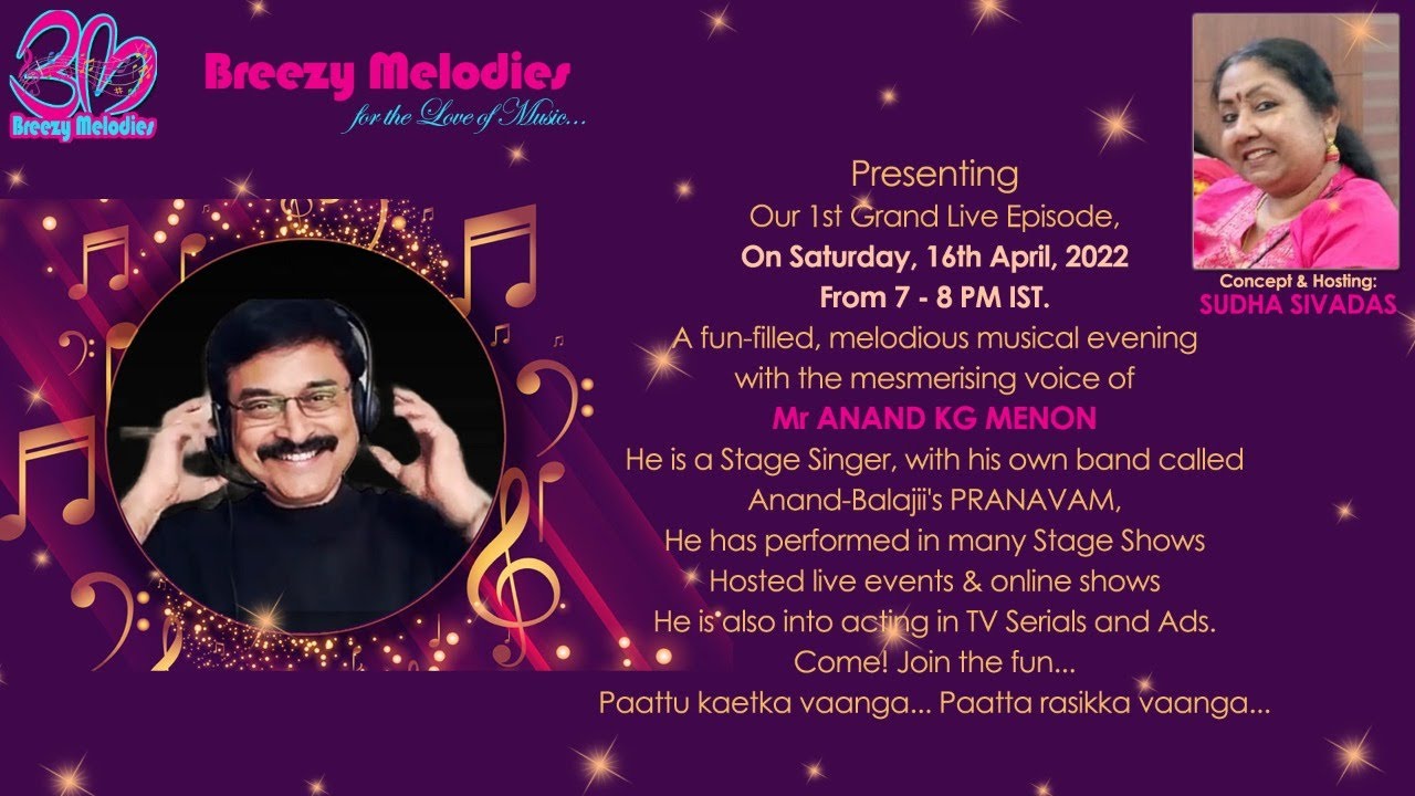 BREEZY MELODIES Presents its 1st Live Karaoke Show.
