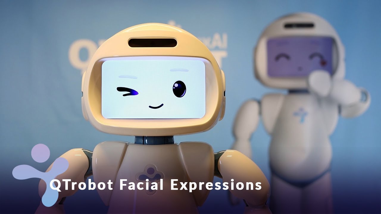 QTrobot-Expressive humanoid robot teaching facial expressions to kids with autism spectrum disorder