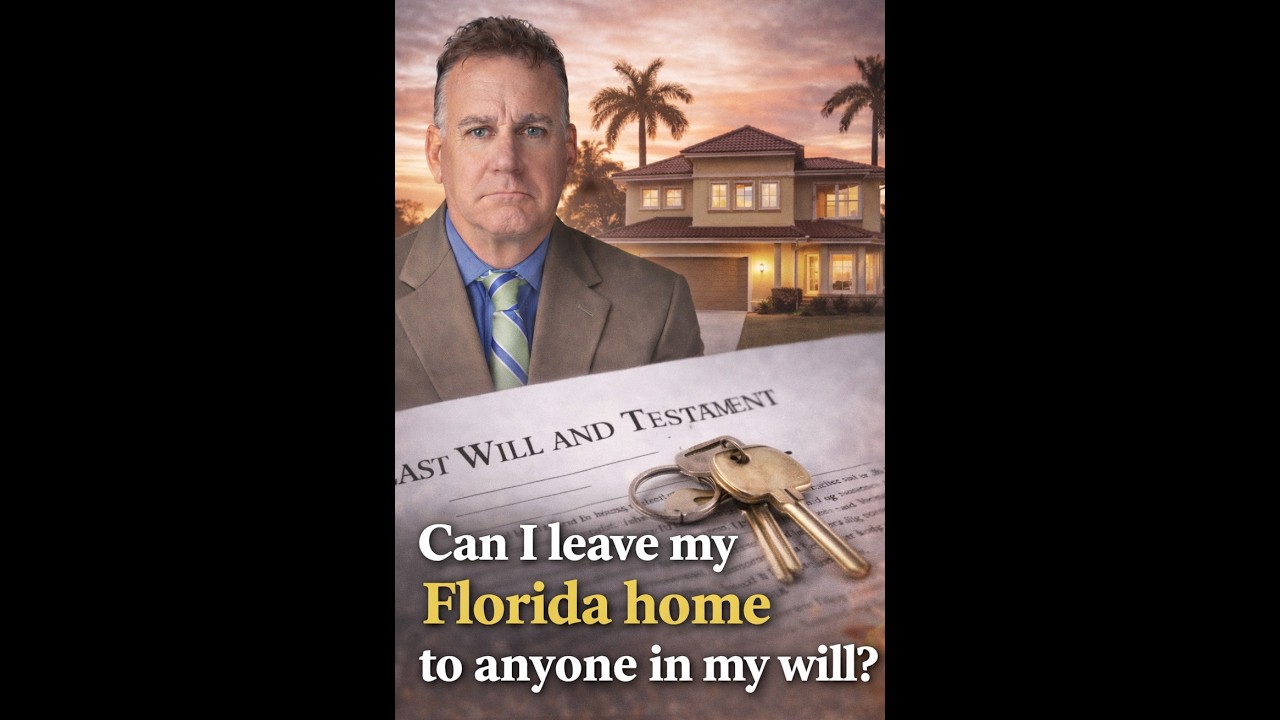 You Cannot Leave Your Florida Home to Whoever You Want — Here's What the Law Says Instead § 732.401