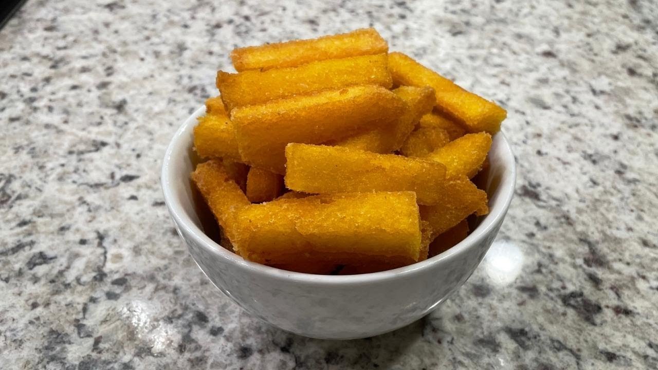 Como Fazer Polenta Frita Crocante | Delícias da Eleni