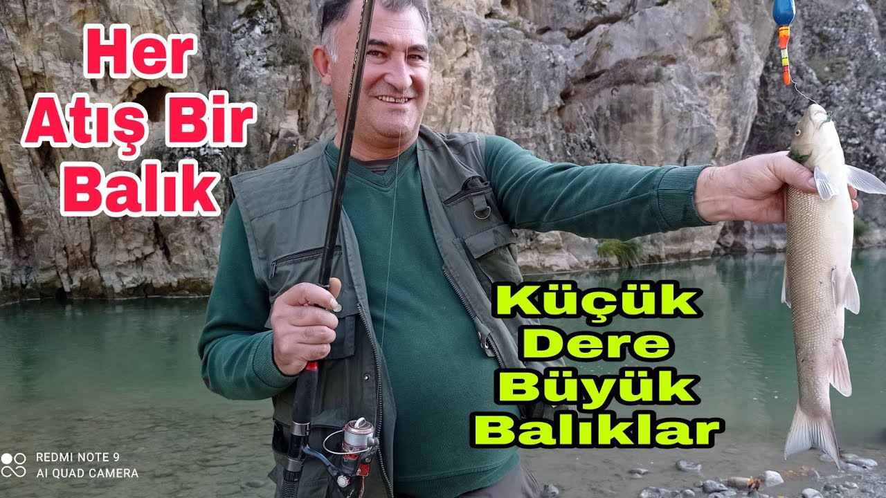 Derede Balık Avı  [ Her Atışta Bir Balık ]  Yosunla Balık Yakalama [creek fishing]