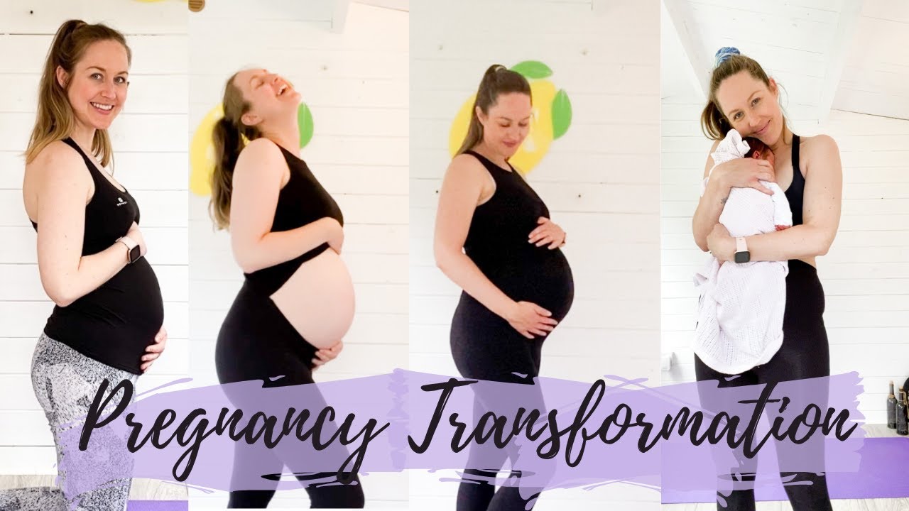 PREGNANCY TRANSFORMATION | Week by Week from 20 Weeks | Including One Week Postpartum | @LEMonYoga
