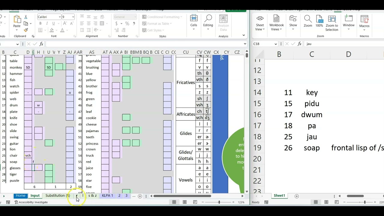 GFTA 3 KLPA Auto Analysis: How to enter errors