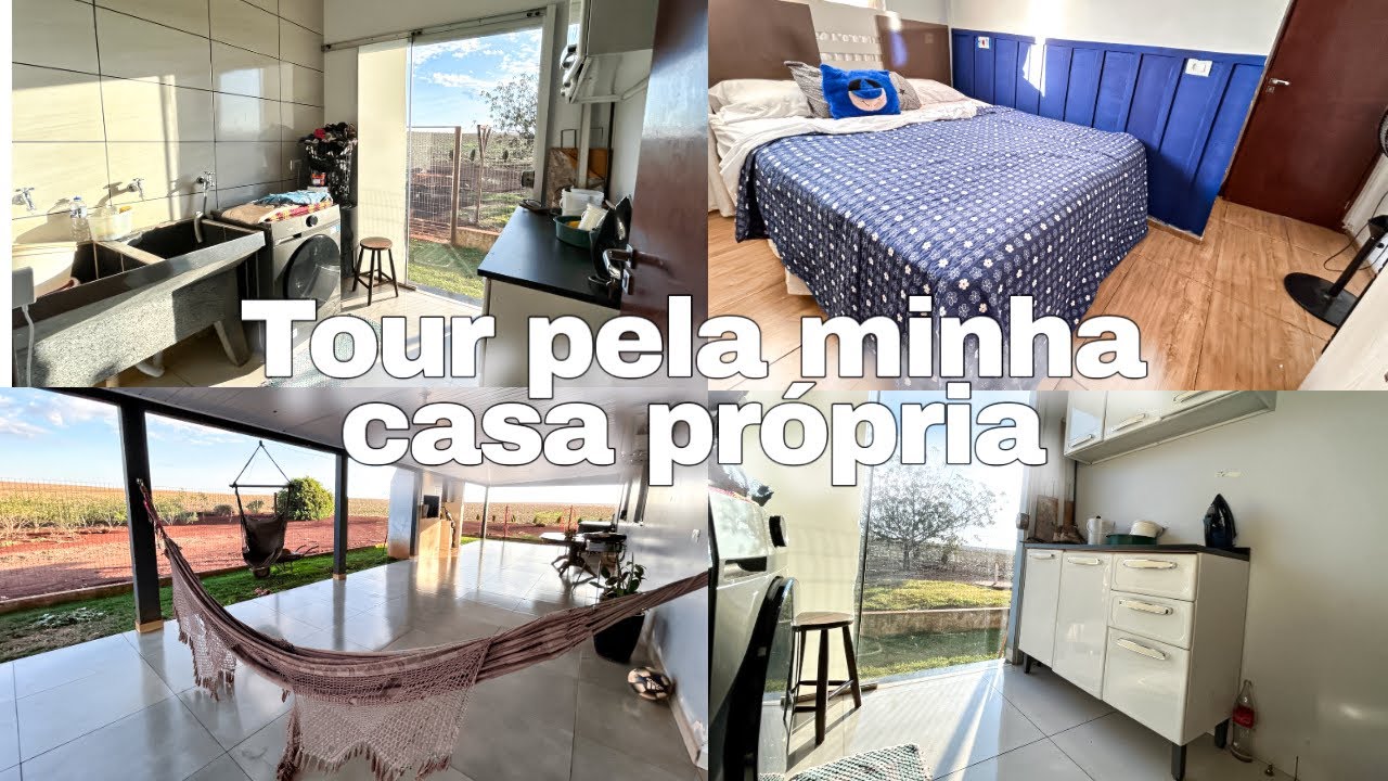 TOUR PELA MINHA CASA PRÓPRIA DE 100m2 |CASA TERREA | CASA SIMPLES | CASA DE SÍTIO