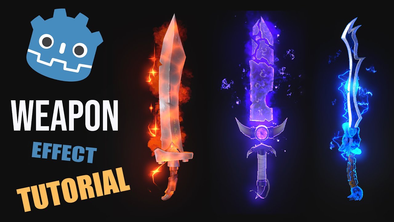 GODOT 4  -  Weapon Effect ( Elemental Aura )