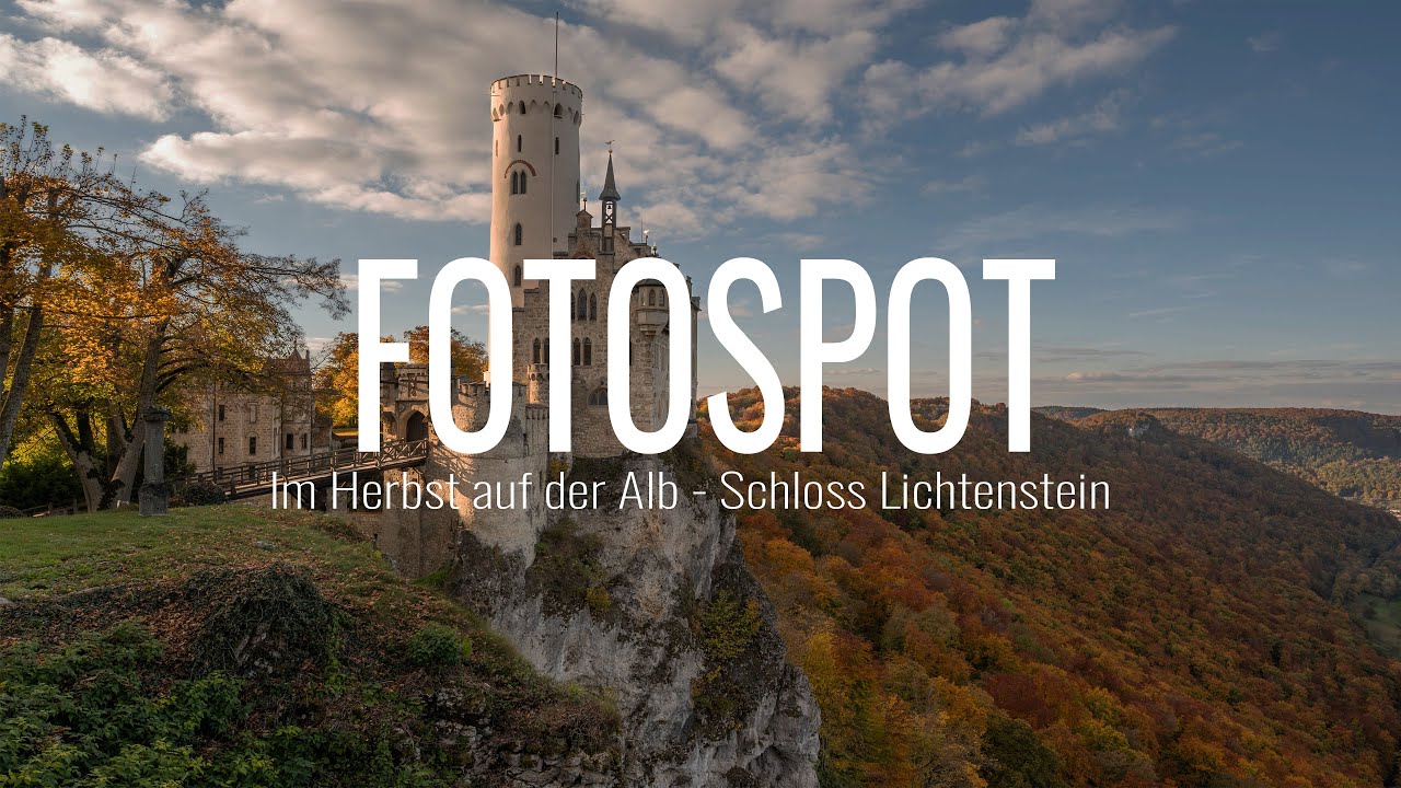Fotospot - Im Herbst auf der Alb - Schloss Lichtenstein