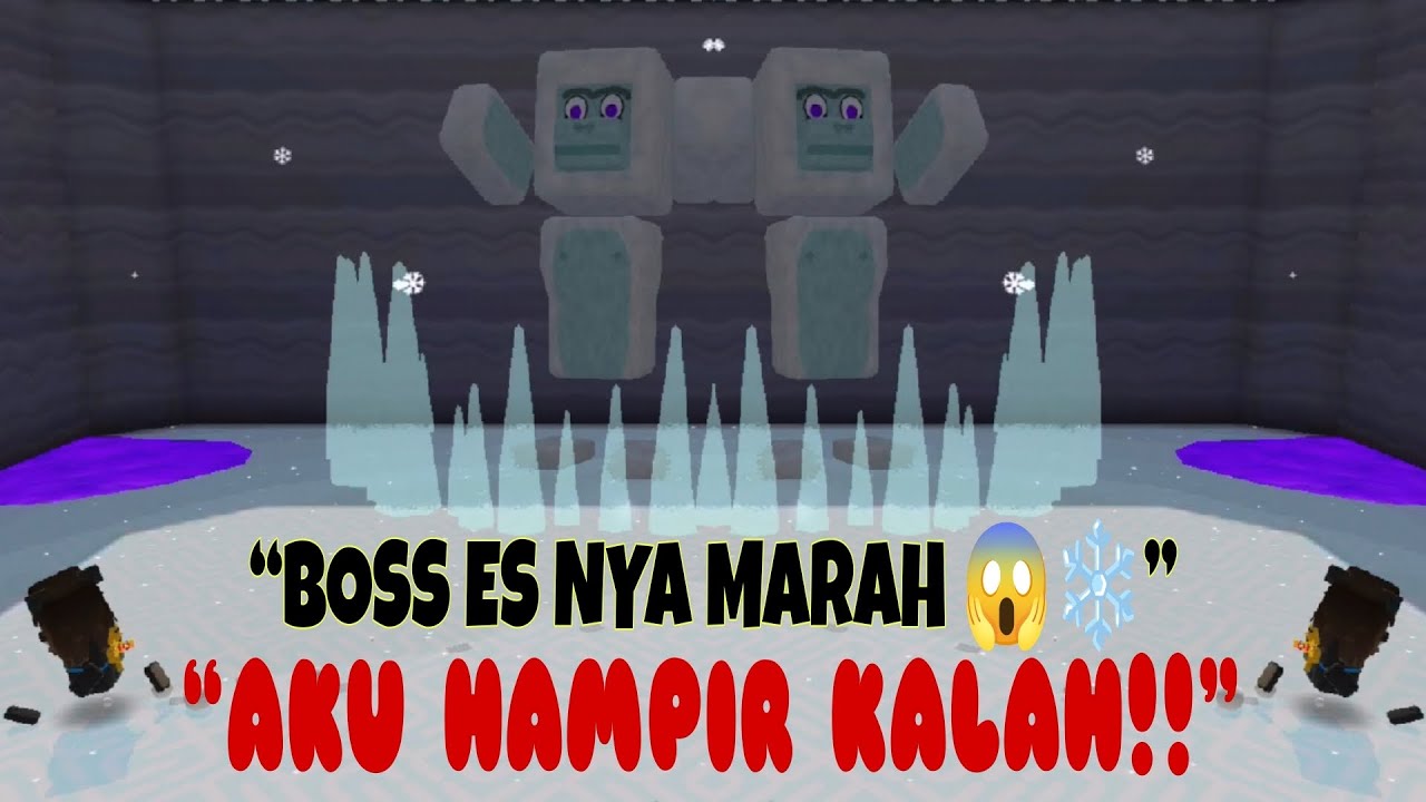 BOSS ES INI SUSAH BANGET!! 😱❄️ Hampir Kalah! #bocilgaming #superbearadventure #superbear 