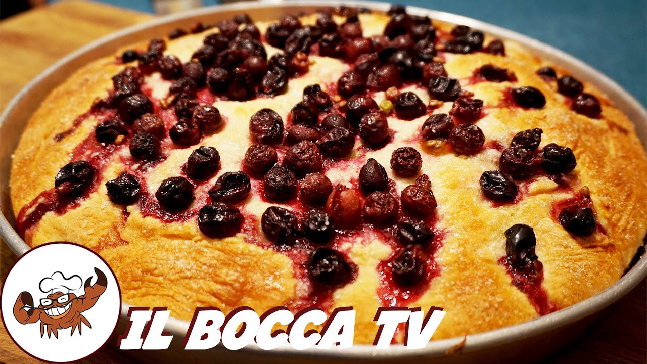 813 - Schiacciata dolce con l'uva fragola, per un Settembre da favola! (ricetta tipica toscana)