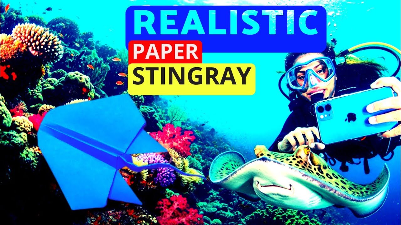 Easy Origami Animal: Stingray – Fun & Realistic