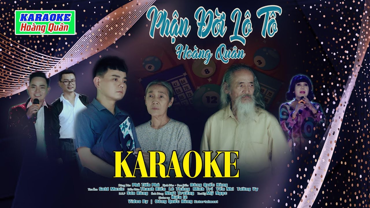 KARAOKE | PHẬN ĐỜI LÔ TÔ | HOÀNG QUÂN