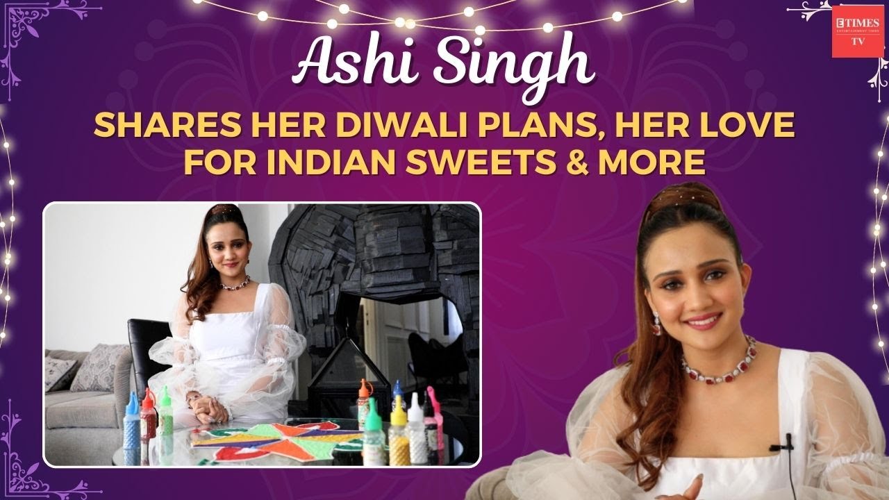 Diwali 2023: Ashi Singh draws a beautiful rangoli for Diwali