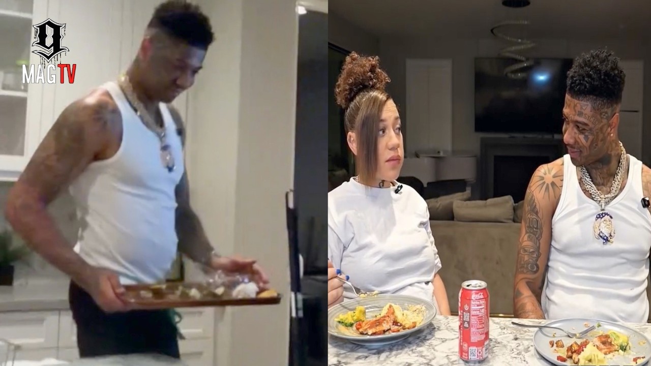 Blueface Returns Home From Fling With Chrisean & Cooks For Nevaeh! 👨🏾&zwj;🍳