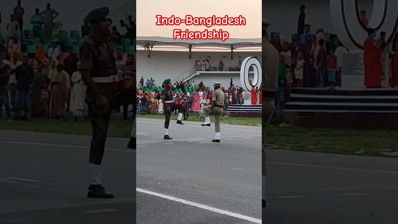 Indo -Bangladesh border on zero point fulbari