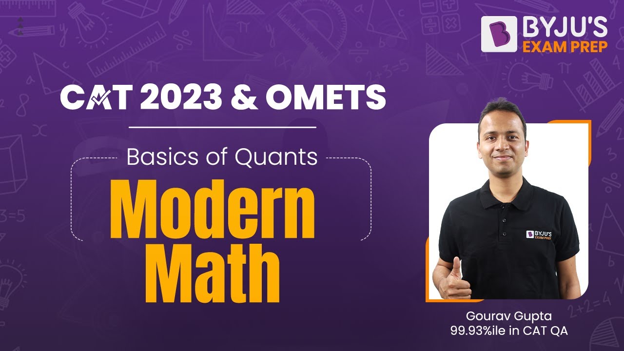 CAT 2023 Basics of Quants: Ace Modern Math | Tricks to Ace CAT Quant | CAT 2023 Quant | BYJU'S CAT