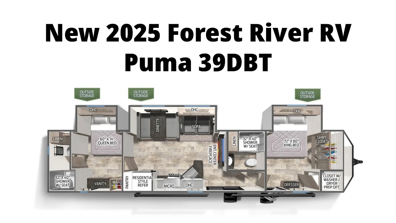 Happy Labor Day Weekend! Check out this 2-bedroom 2-bath Destination Trailer!