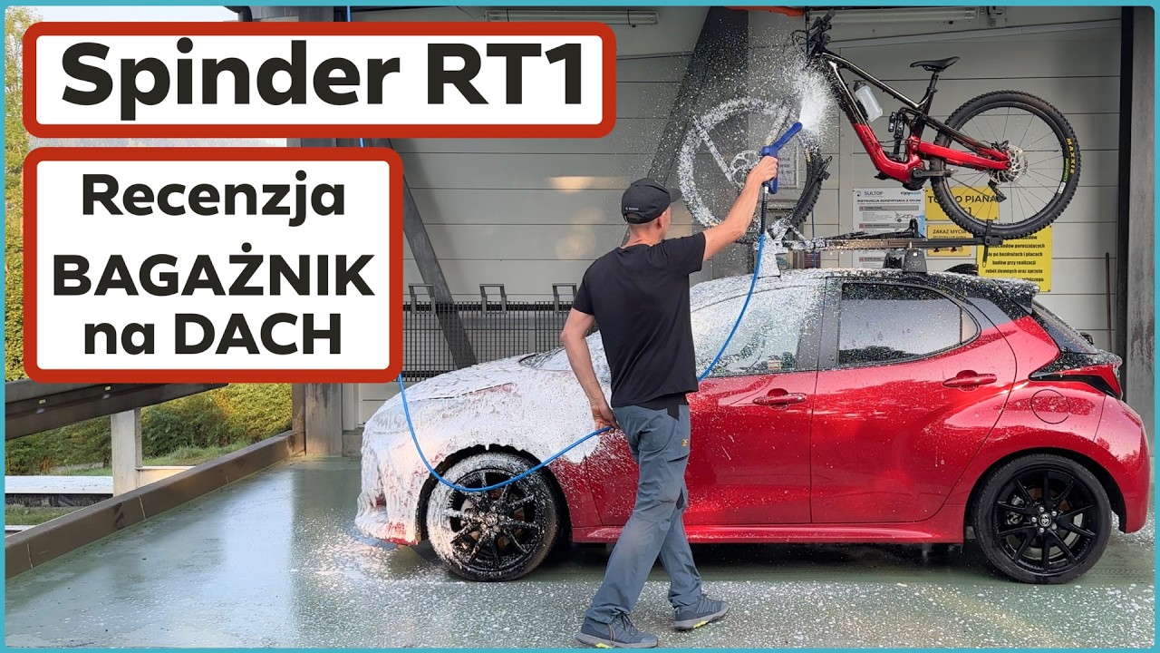 E-bike na dachu? Bagażnik Spinder RT1, test, recenzja, Trek Slash+, drebike. A może Thule Epos?