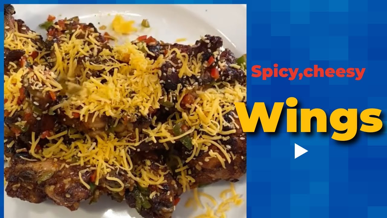 SPICY CHEESY CHICKEN WINGS