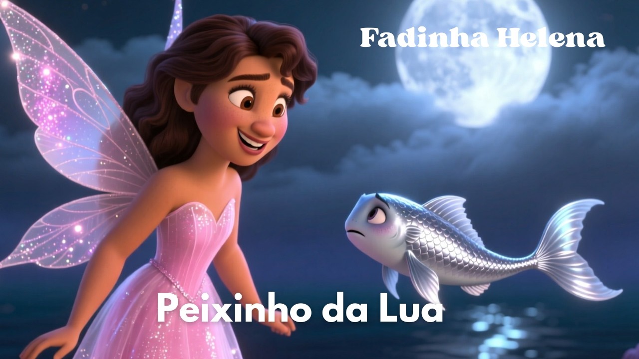 HISTÓRIA INFANTIL 🎭| A Fadinha Helena e o Peixinho da Lua ✨ | Historinha para dormir ✨