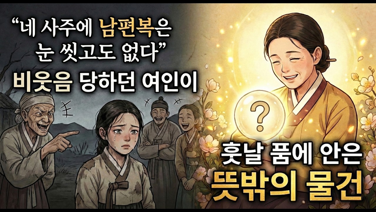 남편이 줄줄이 죽어나갈 상이야! 라는 점쟁이의 말에 혼사가 깨져 버린 양반댁 규수. 과연 운명은 바꿀 수 있는 것인가? | 야담 | 옛날이야기