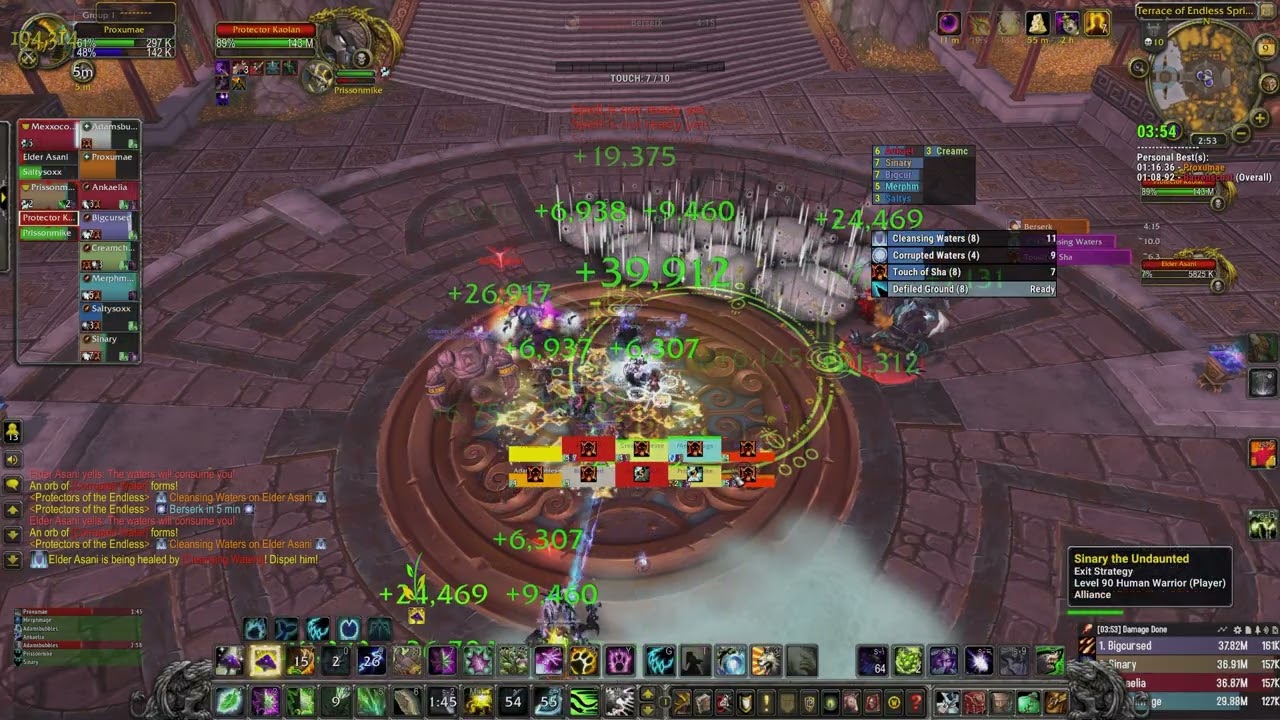Protectors Of The Endless (Elite) Heroic 10 healer pov