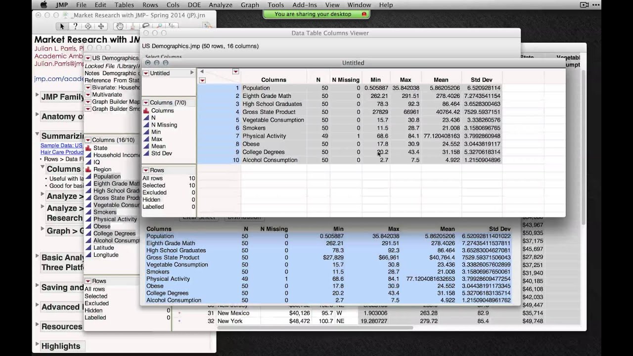 Webinar: Market Research with JMP
