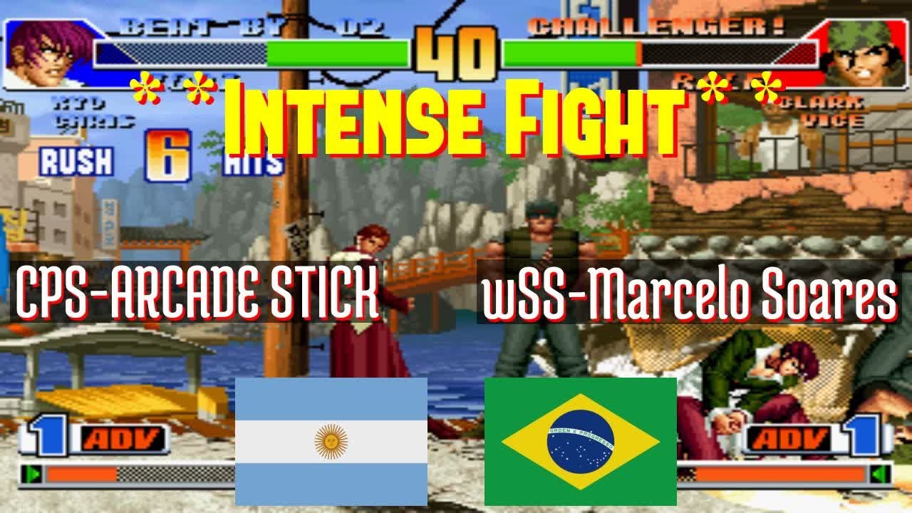 FT10 @kof98: CPS-ARCADE STICK (AR) vs wSS-Marcelo Soares (BR) [King of Fighters 98 Fightcade] Jan 20