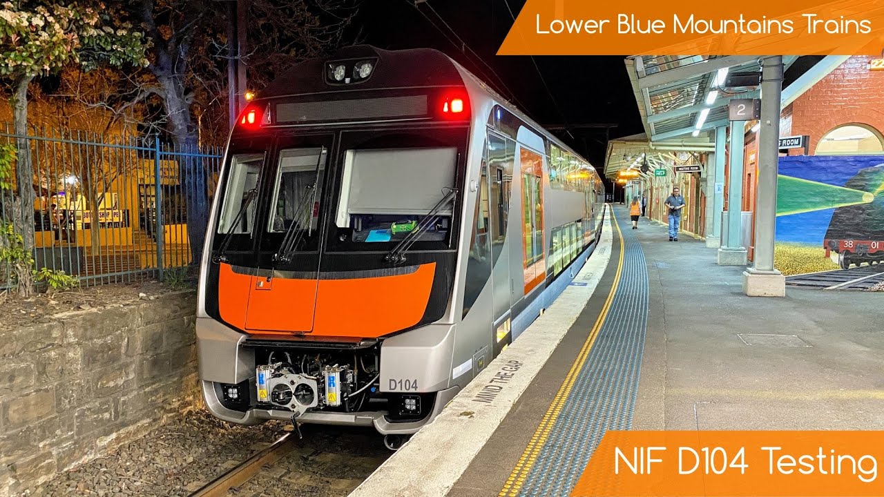 Sydney Trains Vlog 1745: Lower Blue Mountains Trains + NIF D Set D104 Testing